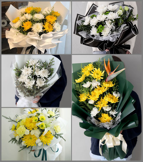 山西忻州五台县台怀镇白事花束代送